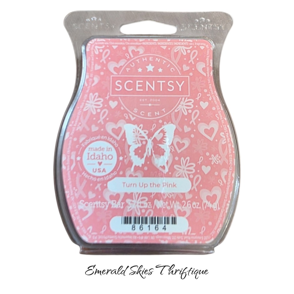 Scentsy turn up the pink wax melt bar. New. Free shipping